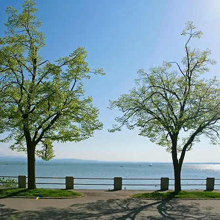Black&white Mit Sonnenbalkon Und Parkplatz * Friedrichshafen